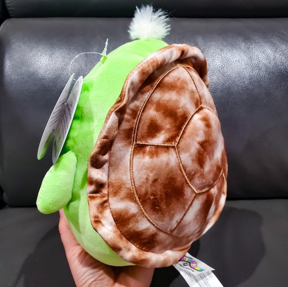 8" Squishmallow Herb the turtle - Picture 2 of 3